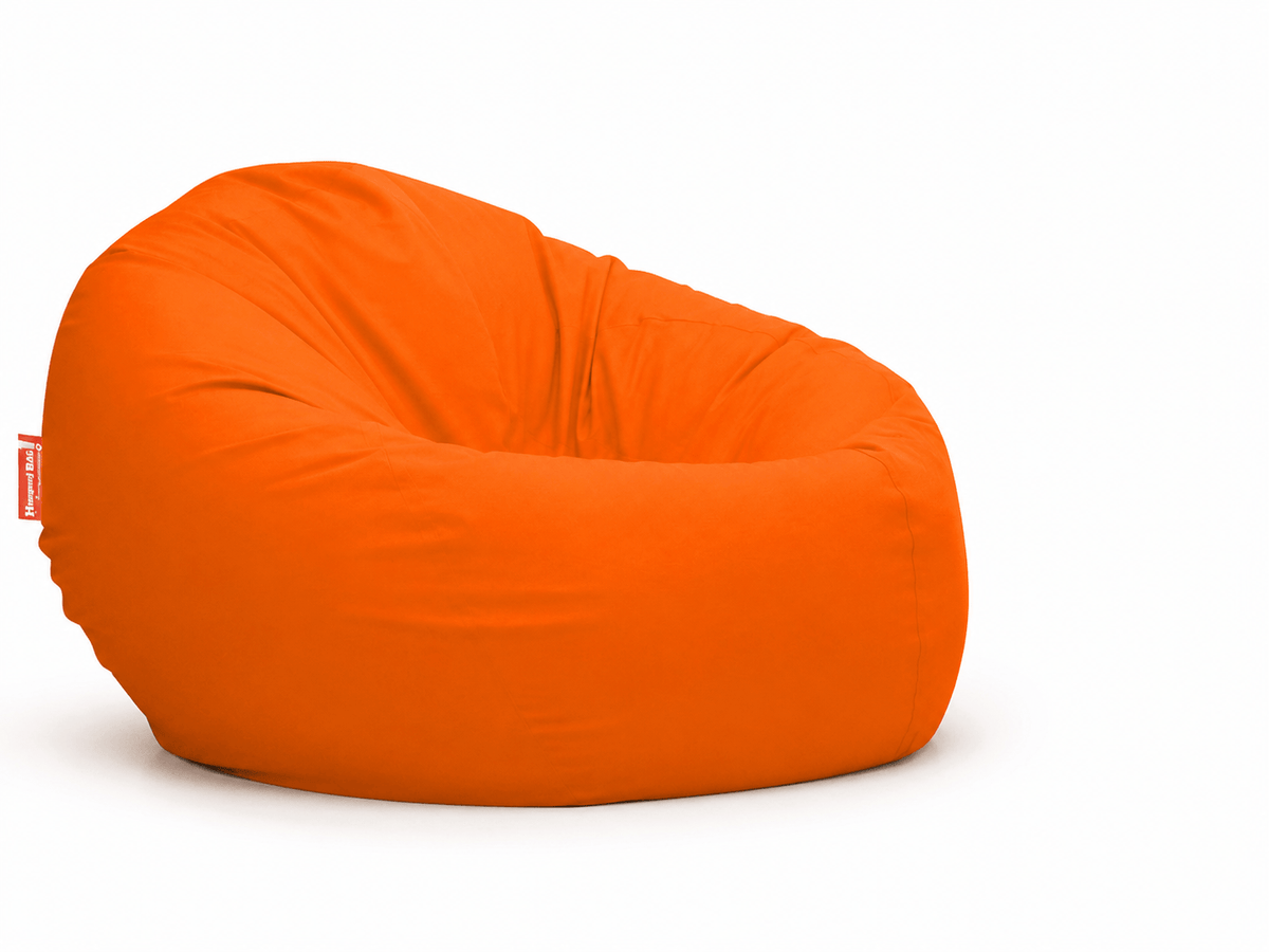 XL Bab babzsákfotel, Pamut Retro - Narancs (belső huzattal)