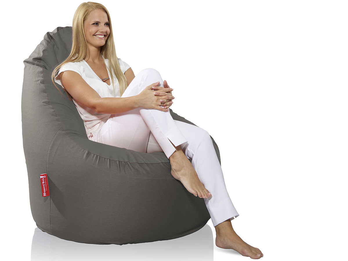 Neo babzsákfotel Kültéri Vízlepergető / Világosszürke / Belső huzattal